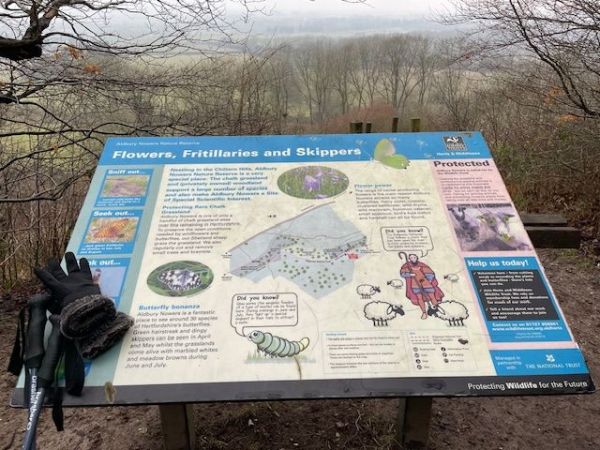 Aldbury Nowers Information Board